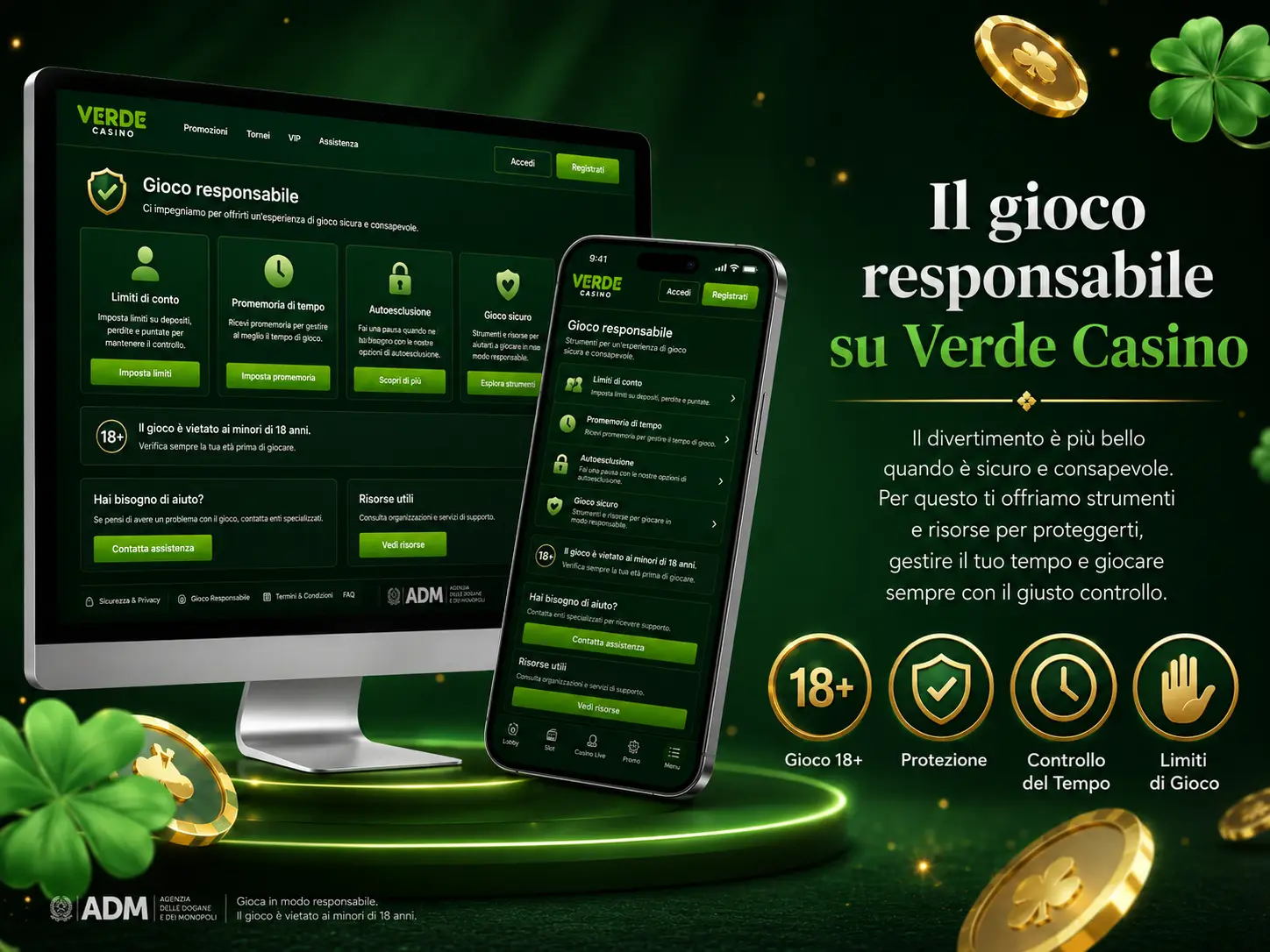 Gioco Responsabile in Verde Casino