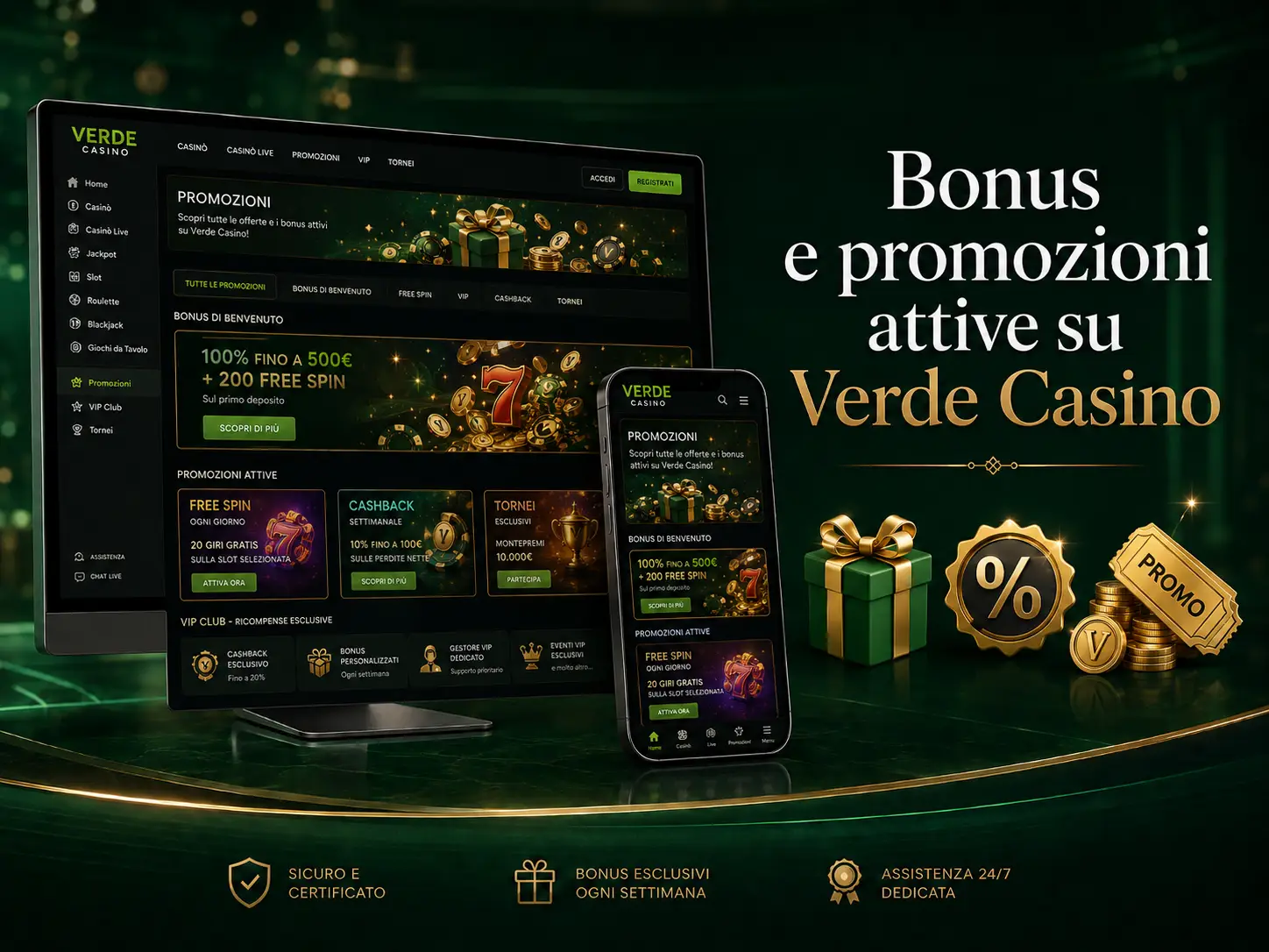 Verde Casino Bonus Senza Deposito